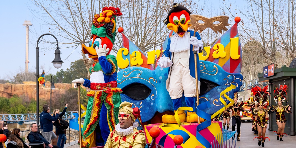 Carnaval desfile Woody parque